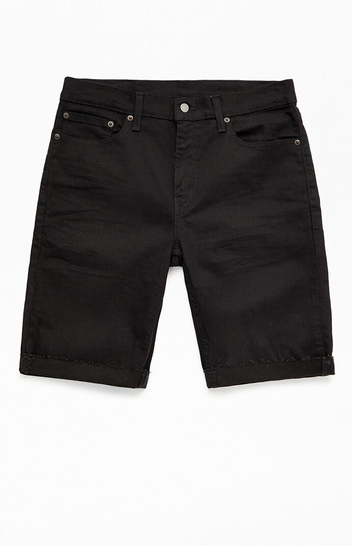 Black 511 Slim Cutoff Denim Shorts