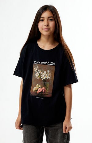 x Pacsun Kids Roses & Lilies T-Shirt image number 1
