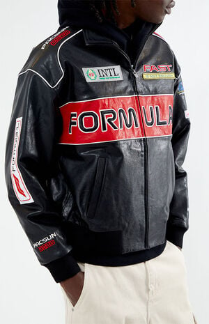x PacSun Leather Pole Position Jacket image number 2