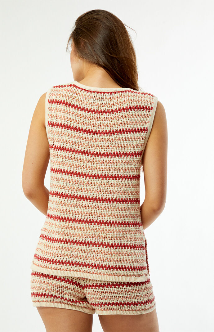 Rhythm Tami Striped Knit Longline Tank Top