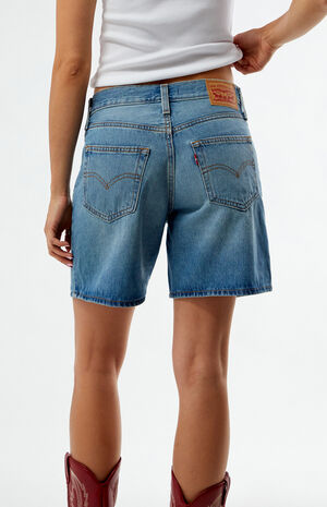 Medium Blue '94 Denim Baggy Shorts image number 2