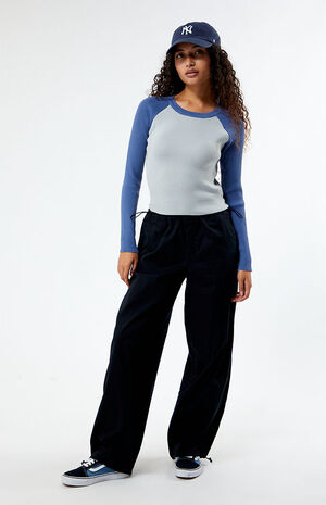 Knit Raglan Long Sleeve Top image number 4