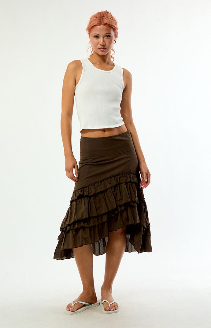 Daisy Street Seren Midi Skirt