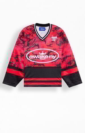 Soldier Camo Long Sleeve Hockey Jersey image number 1