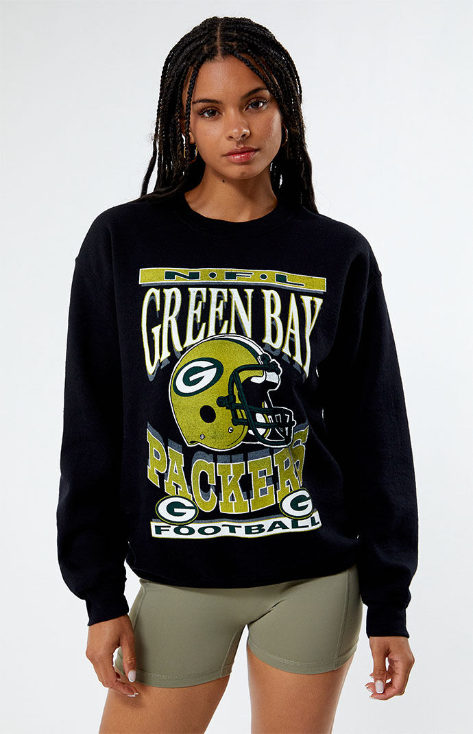 Black best sale packers sweatshirt