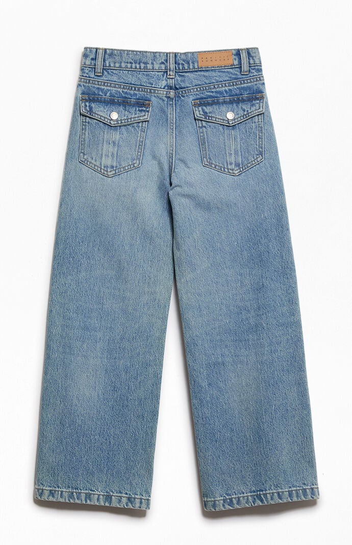 Pacsun Kids Baggy Jeans Medium Indigo Tint