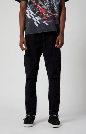 PacSun Stretch Black Slim Cargo Pants | PacSun