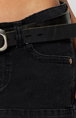 Brie 00 Super Low Rise Denim Mini Skirt image number 5