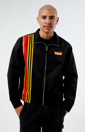 Black Nylon Racing Jacket