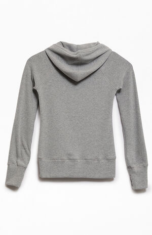 Active Knit Heart Zip Up Hoodie image number 3