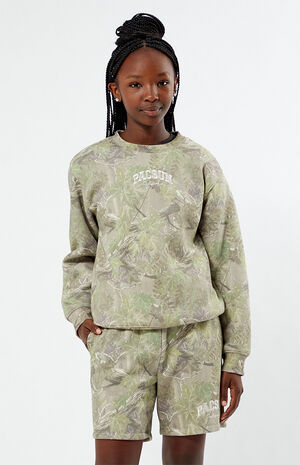 Camo Crew Neck Sweatshirt image number 3