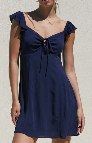 Keyhole Babydoll Mini Dress image number 2