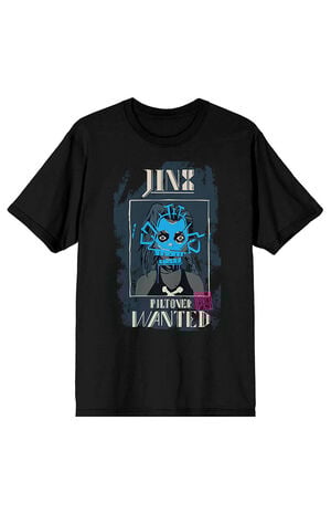 League Of Legends Arcane Jinx Wanted Poster T-Shirt image number 1