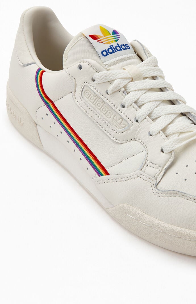 adidas shoes with rainbow stripes