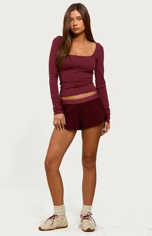 Hayden Square Neck Long Sleeve Top image number 5