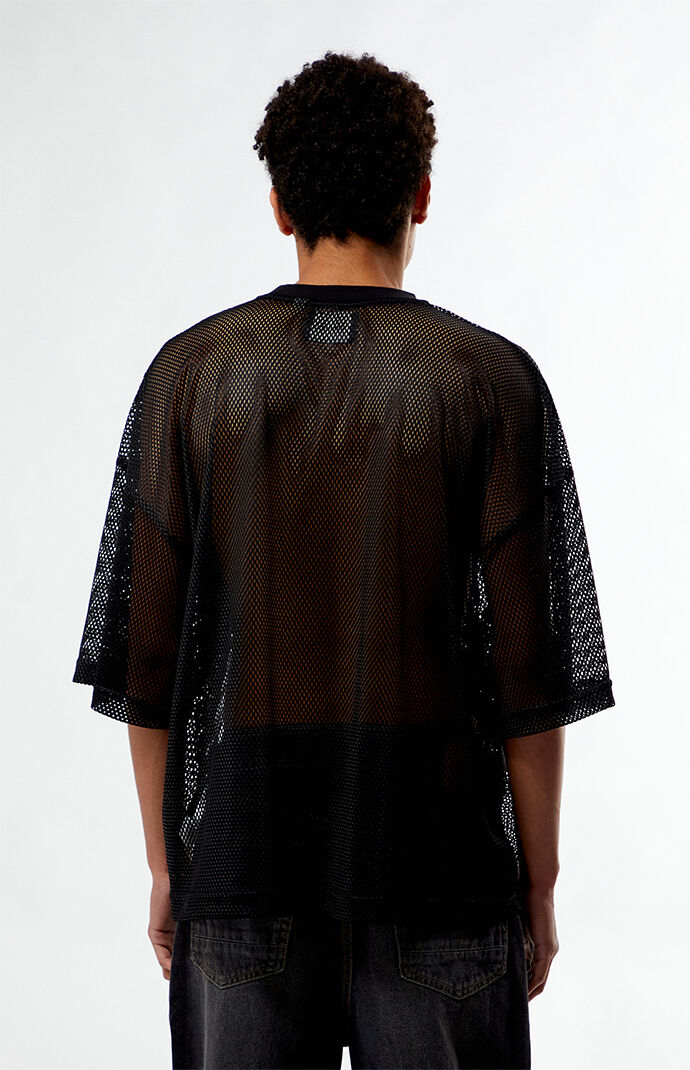 【2plan】Never Off The Mesh Jersey Tee Pacsun 62 Oversized Mesh Jersey | PacSun