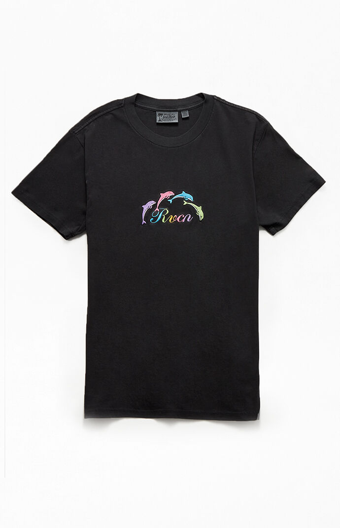 Embroidered Tourist Dolphin T-Shirt