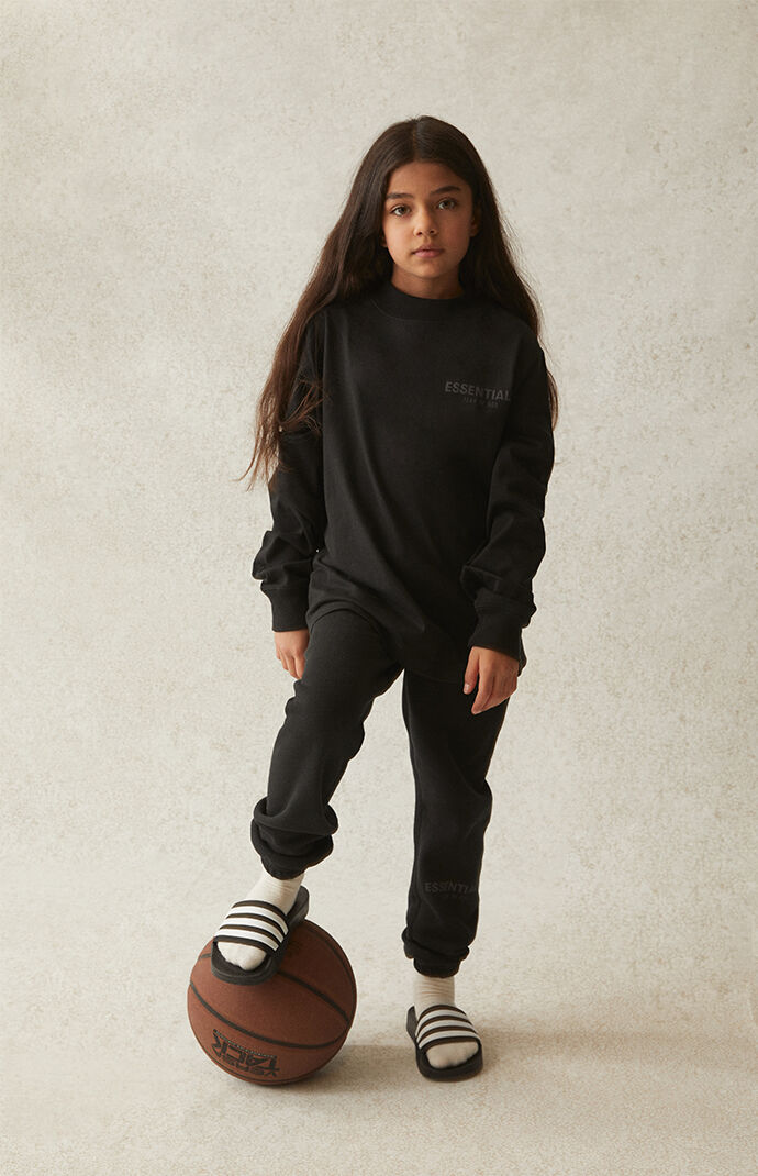 Essentials Black Long Sleeve T-Shirt