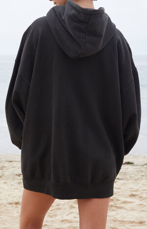 Black Christy Oversized Hoodie image number 3