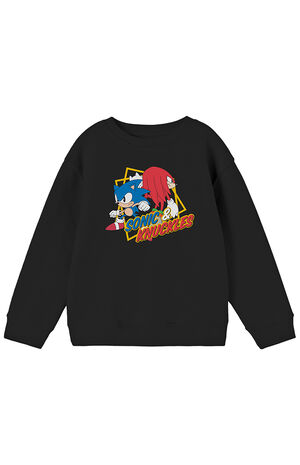 Kids Sonic The Hedgehog Crew Neck Sweatshirt image number 1