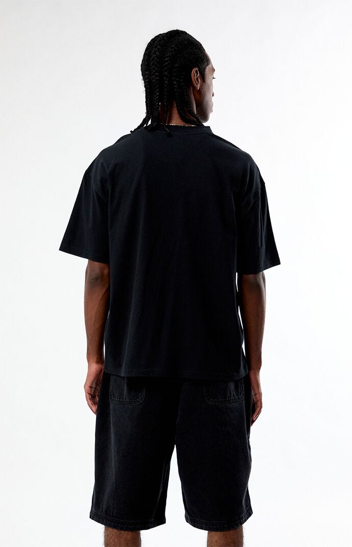 PS Basics Black Basic Oversized T-Shirt