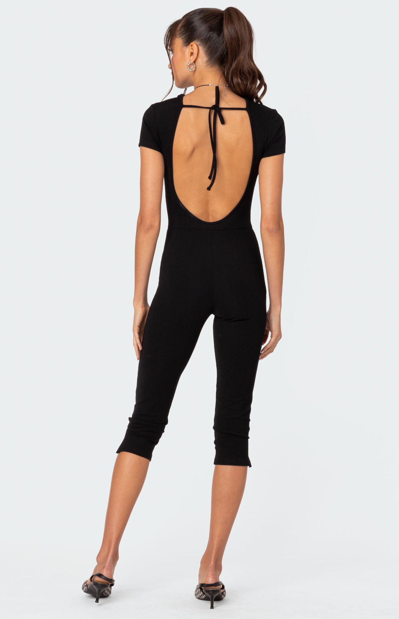Edikted Capri Open Back Jumpsuit | PacSun
