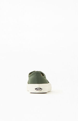 Olive Authentic Waxed Canvas Sneakers image number 3