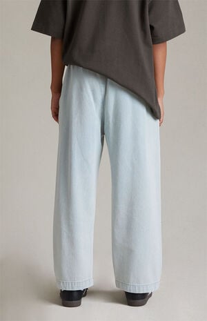 Essentials Light Wash Denim Lounge Pants image number 5