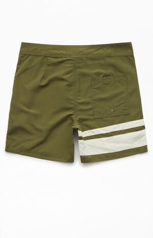 By PacSun Banner 6" Swim Trunks image number 2