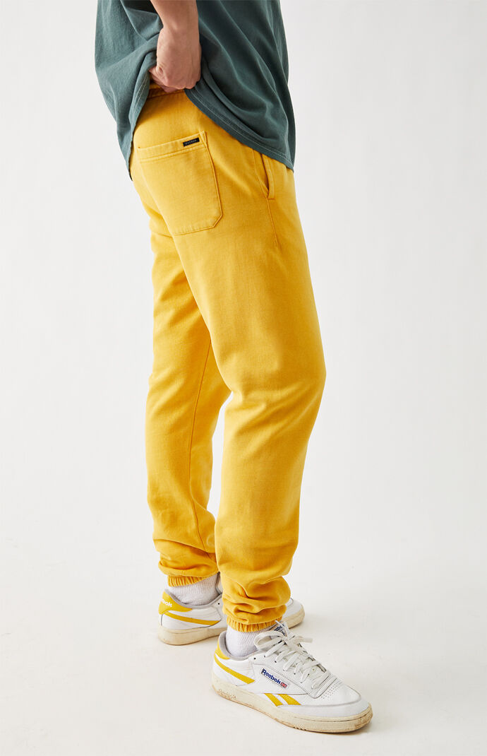 Gold Basic Fleece Sweatpants