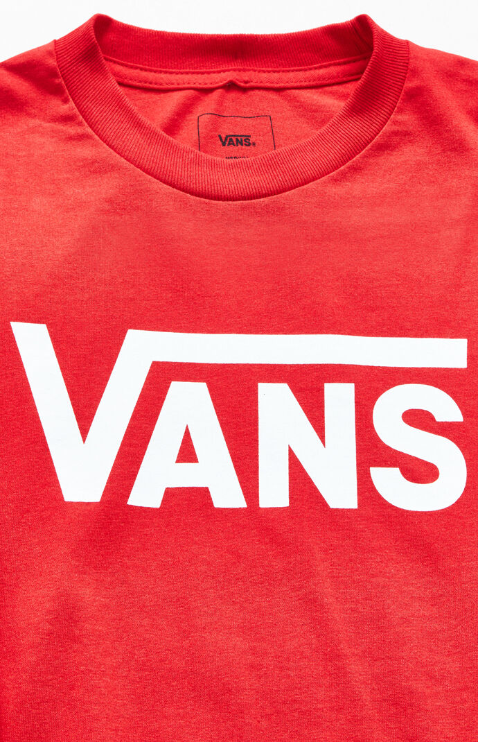 womens red vans t shirt