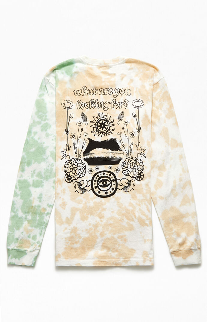 Tie-Dyed Looking For Long Sleeve T-Shirt