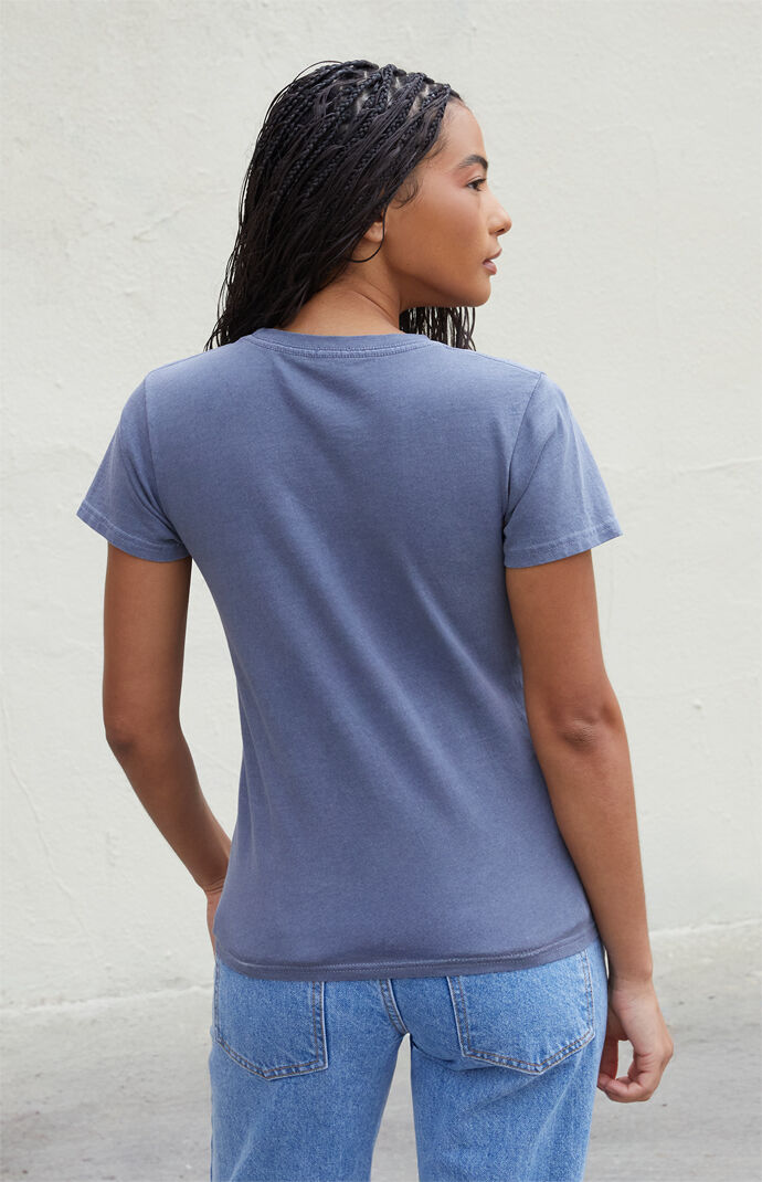 John Galt Navy Chloe Malibu Embroidered T-Shirt