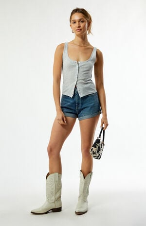 Chiara Pointelle Tank Top image number 4