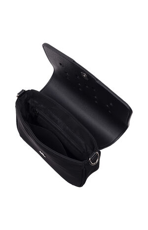 Black Classic Molded Crossbody Bag image number 7