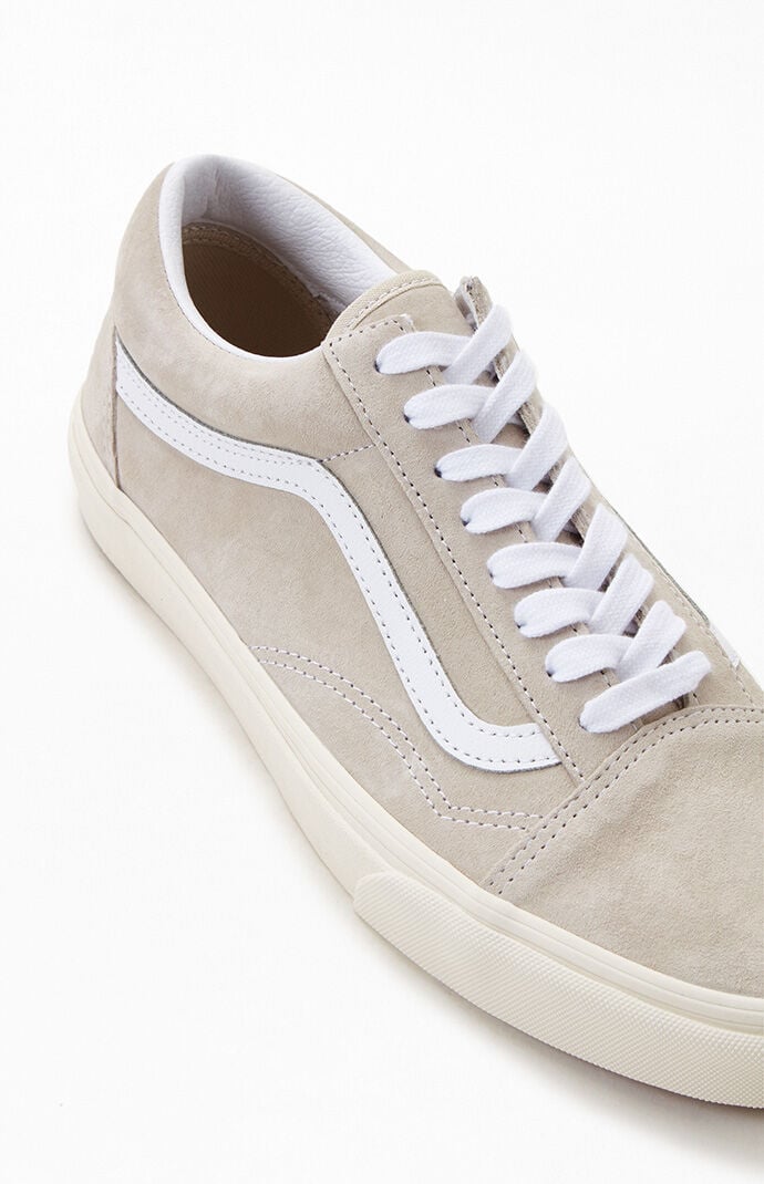 Oatmeal UA Old Skool Pig Suede Shoes