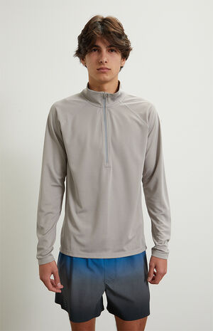 Active Gray Performance Mid Layer Long Sleeve T-Shirt image number 2