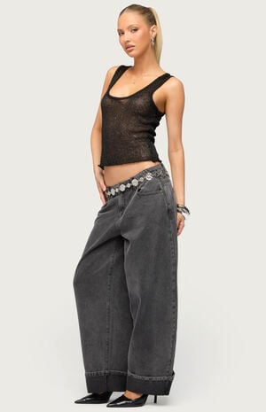 Eleora Sequin Knit Tank Top image number 4