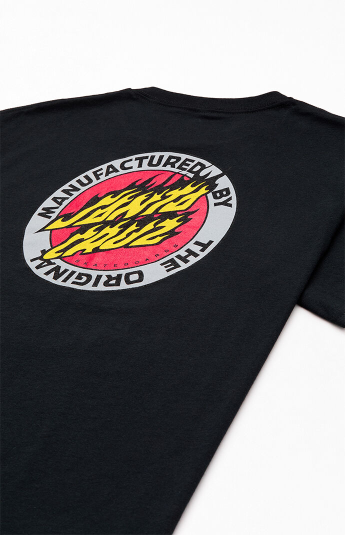 Santa Cruz Kids Flame Ringed Dot T-Shirt