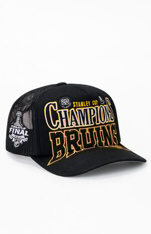Big Champions Boston Bruins Trucker Hat Big Champions Boston Bruins Trucker Hat image number 1