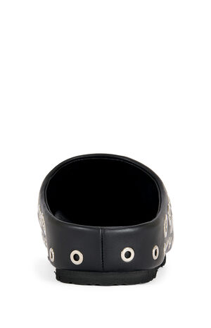 Women's Black Marsha Grommet Flat Mules image number 3