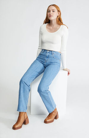 Light Blue Low-Pro Charlie Try Jeans image number 4