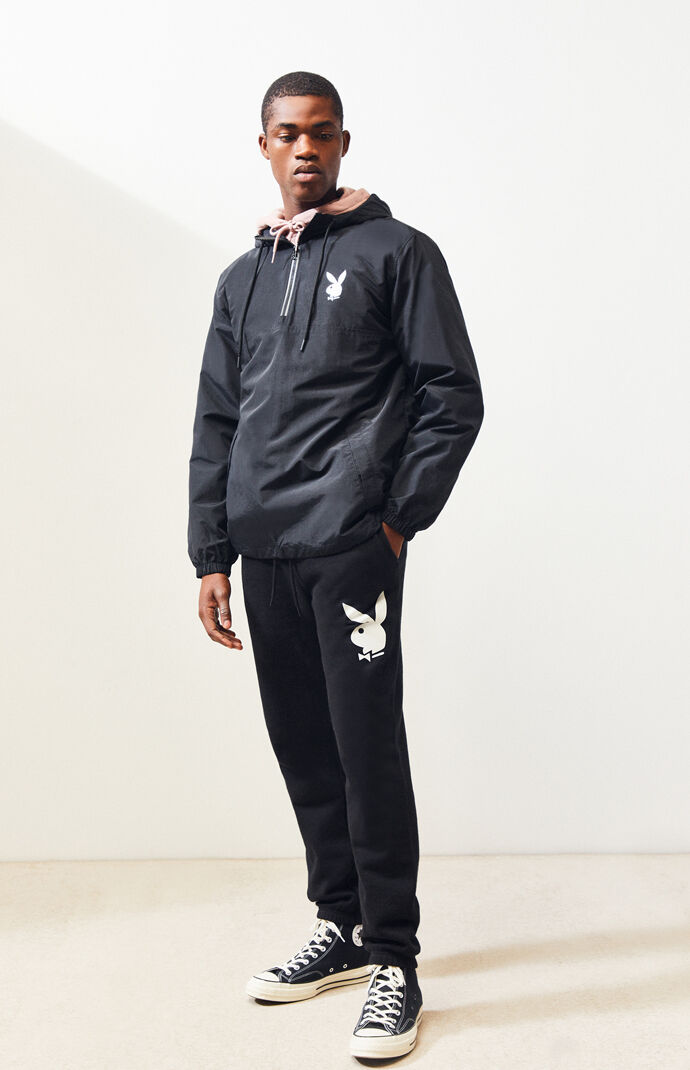 Playboy x Playboy Logo Quarter-Zip Anorak | PacSun