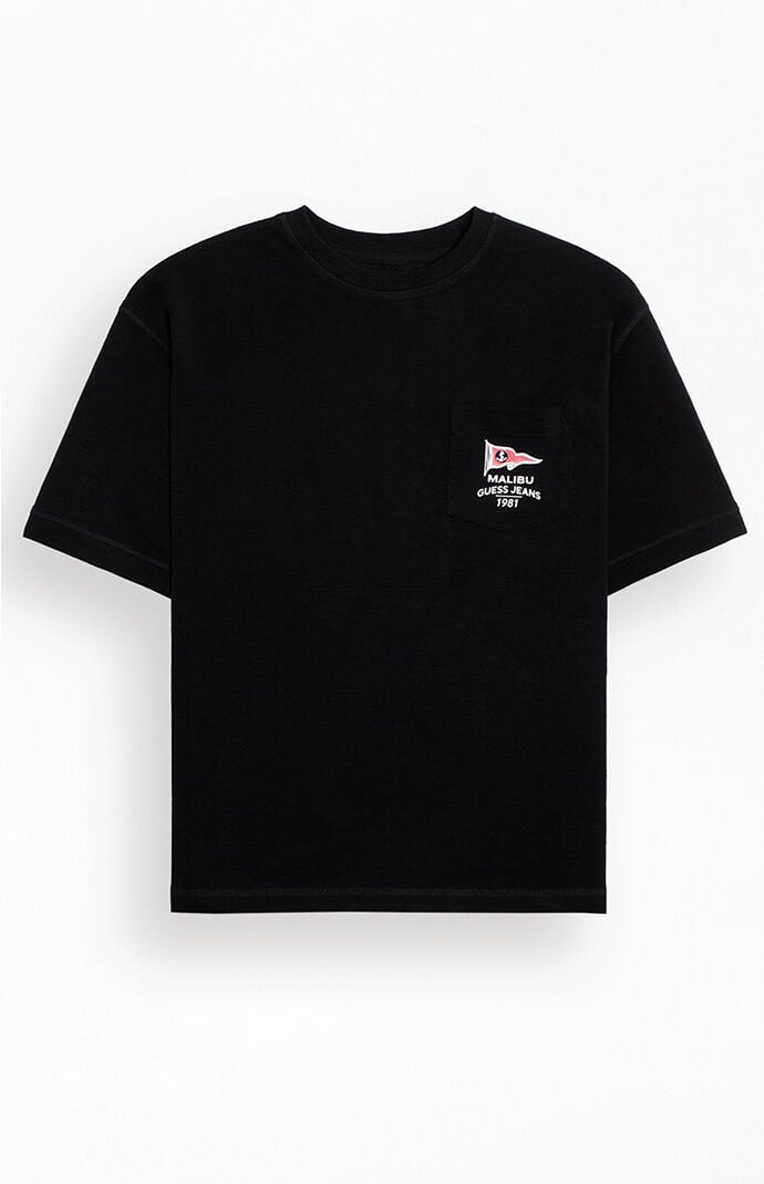 Guess Jeans Boxy Cropped Slub T-Shirt