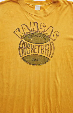 80s Kansas Basketball Graphic T-Shirt image number 5