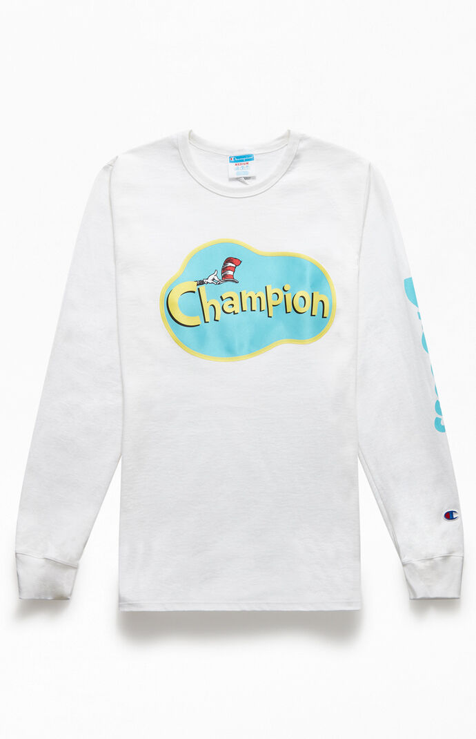 Champion X Dr Seuss Long Sleeve T Shirt Pacsun