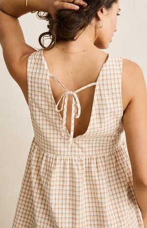 London Checker Mini Dress image number 3