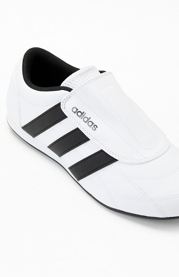 adidas Women's White & Black Tekwen Slip-On Sneakers | PacSun