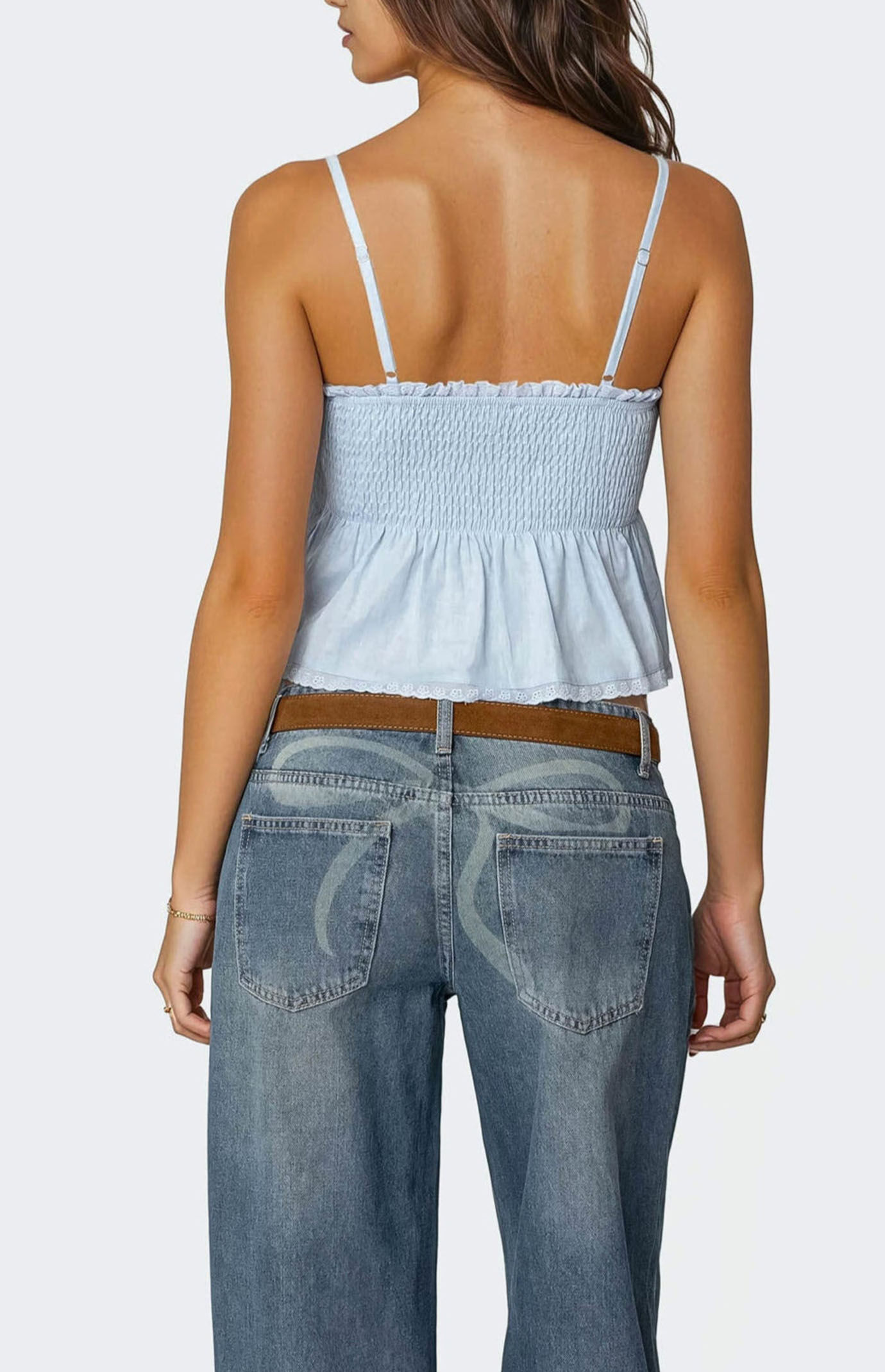 Edikted Millie Scrunch Tank Top | PacSun