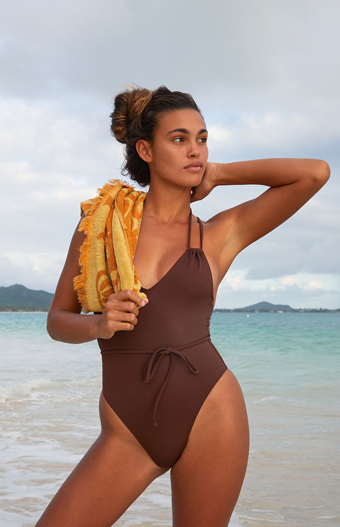 Wrap around swimsuit hotsell